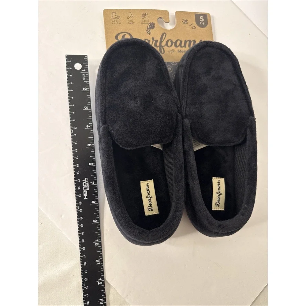 Dearfoams Memory Foam‎ Slipper Size Men's 7-8
